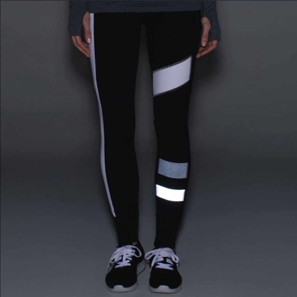 lululemon athletica Black and White Leggings